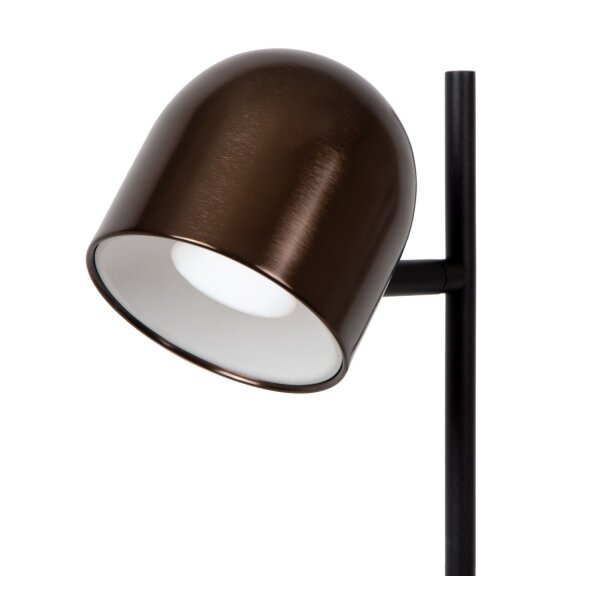 LED Akku Tischleuchte Braun 3000 K H:46 cm edel