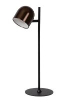 LED Akku Tischleuchte Braun 3000 K H:46 cm edel