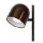 LED Akku Tischleuchte Braun 3000 K H:46 cm edel
