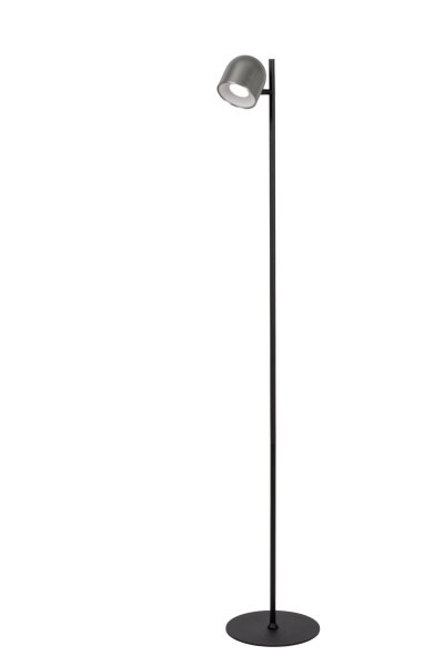 LED Akku Stehleuchte Grau 3000 K 137 cm modern