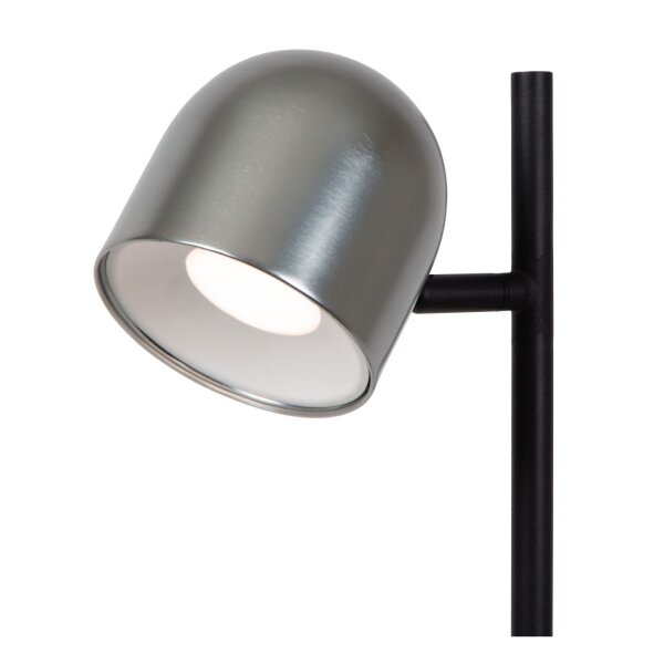 LED Akku Stehleuchte Grau 3000 K 137 cm modern