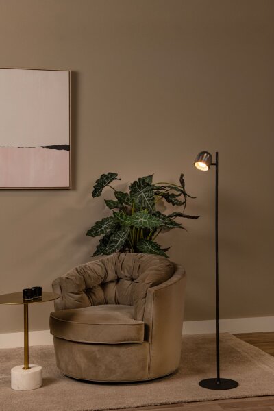 LED Akku Stehleuchte Grau 3000 K 137 cm modern