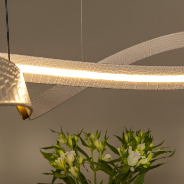 LED Hängelampe Fernbedienung 2200 K 161 cm edel