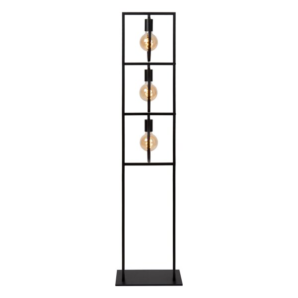 Stehlampe Schwarz E27 H:145 cm Vintage modern edel