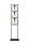 Stehlampe Schwarz E27 H:145 cm Vintage modern edel