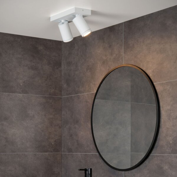 Deckenstrahler Aluminium flexibel GU10 2200 K edel