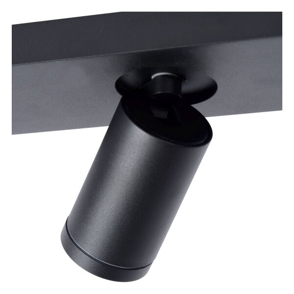 Deckenstrahler flexibel Schwarz 2200 K B:38 cm
