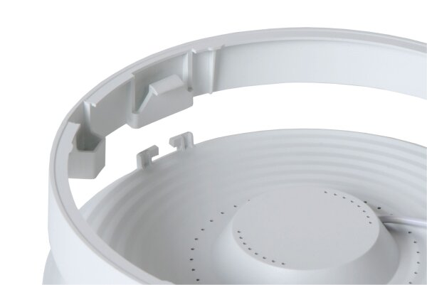 LED Deckenlampe Aluminium Weiß 3000 K B:22 cm edel