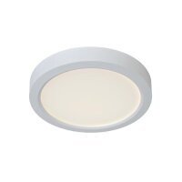 LED Deckenlampe Aluminium Weiß 3000 K B:22 cm edel