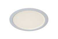 LED Deckenlampe Aluminium Weiß 3000 K B:22 cm edel