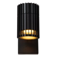 Wandlampe Schwarz GU10 L:11 cm modern edel rund