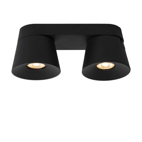 Deckenstrahler Metall Schwarz GU10 L:22 cm modern