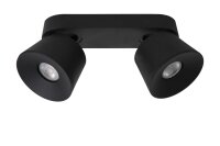 Deckenstrahler Metall Schwarz GU10 L:22 cm modern
