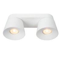 Deckenstrahler Metall Wei&szlig; GU10 L:22 cm modern