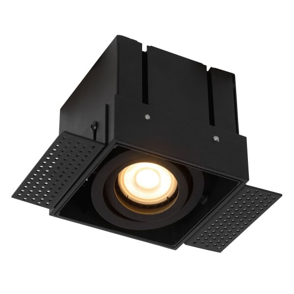 Einbaustrahler Aluminium Schwarz GU10 B:9 cm edel