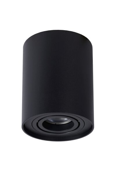 Aufbaustrahler Aluminium Schwarz GU10 Ø9 cm edel