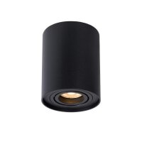 Aufbaustrahler Aluminium Schwarz GU10 &Oslash;9 cm edel