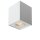 Aufbaustrahler Weiß GU10 B:9 cm modern