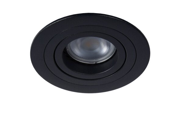 Einbaustrahler Aluminium Schwarz GU10 Ø9 cm edel
