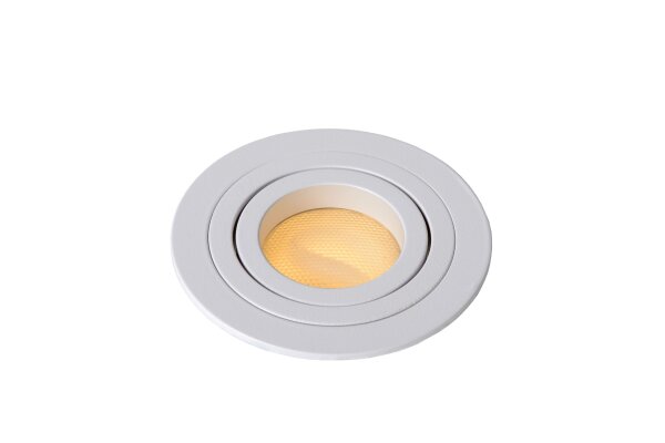 Einbauspot Aluminium Weiß GU10 Ø9 cm modern edel