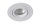 Einbauspot Aluminium Weiß GU10 Ø9 cm modern edel