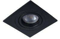 Einbauleuchte Aluminium Schwarz GU10 L:9 cm edel