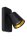 Wandspot flexibel Schwarz Messing 2200 K L:9 cm