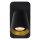 Wandspot flexibel Schwarz Messing 2200 K L:9 cm