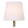 LED Tischlampe Akku Messing Weiß 2700 K H:41 cm modern