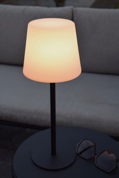 LED Tischlampe Akku 2700 K H:41 cm modern edel