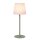 LED Tischlampe Akku Messing Grün 2700 K 41 cm blendarm