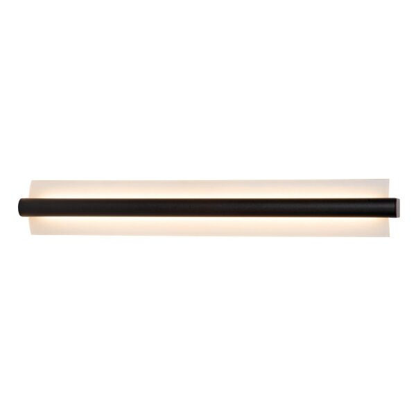 LED Wandlampe Schwarz 3000 K IP44 L:60 cm edel