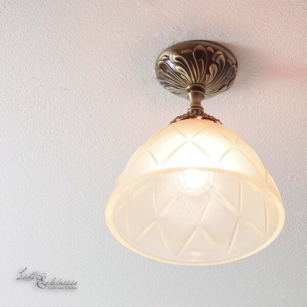 Plafonnier Art Nouveau Plafonnier beige