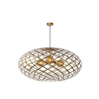 Pendelleuchte Messing E27 Ø100 cm modern edel