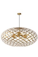 Pendelleuchte Messing E27 Ø100 cm modern edel