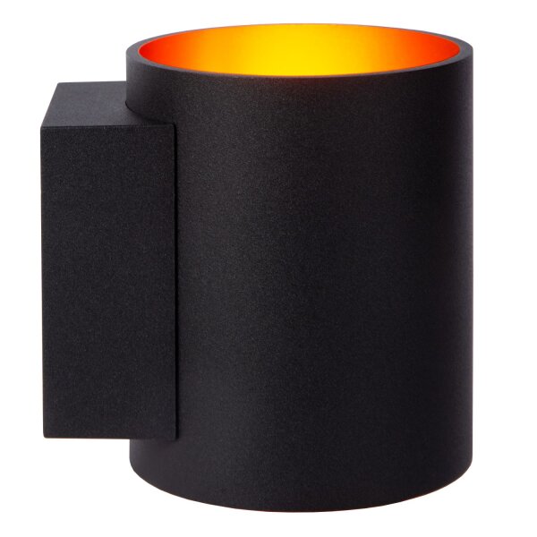 Wandleuchte Up Down Schwarz Gold G9 H:10 cm edel