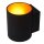 Wandleuchte Up Down Schwarz Gold G9 H:10 cm edel