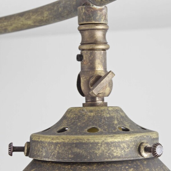 Plafonnier Laiton antique Vintage Réglable