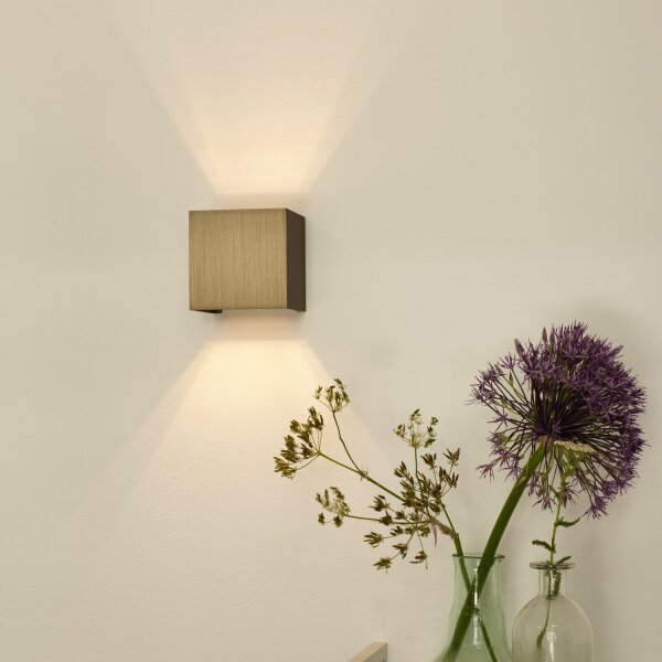 Wandlampe verstellbar Rost 2700 K G9 H:9 cm edel