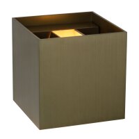 Wandlampe verstellbar Rost 2700 K G9 H:9 cm edel