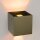 Wandlampe verstellbar Rost 2700 K G9 H:9 cm edel
