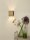 Wandlampe verstellbar Rost 2700 K G9 H:9 cm edel