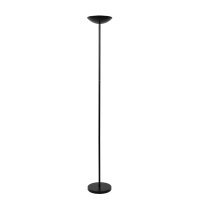 LED Deckenfluter Schwarz 3000 K H:180 cm modern