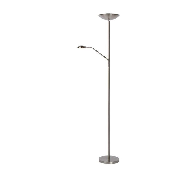 LED Deckenfluter Chrom 3000 K H:180 cm modern edel