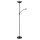 LED Deckenfluter Schwarz 3000 K H:180 cm edel modern