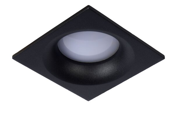 Einbaustrahler Schwarz GU10 B:8 cm quadratisch