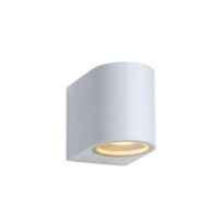 Außenwandlampe Weiß 3000 K IP44 H:7 cm modern...