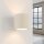 Wandlampe Beton Beige G9 L:12 cm Up Down Indirekt