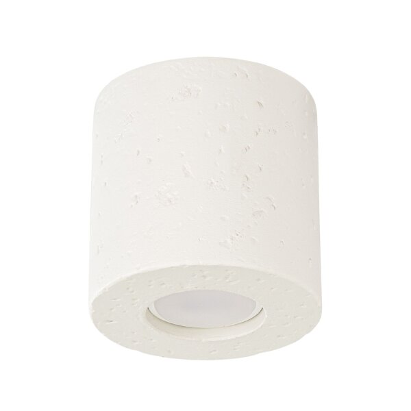 Deckenstrahler Beton Beige GU10 Ø 10 cm rund