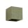Wandleuchte Beton Olivgrün G9 T:12 cm Up Down Indirekt